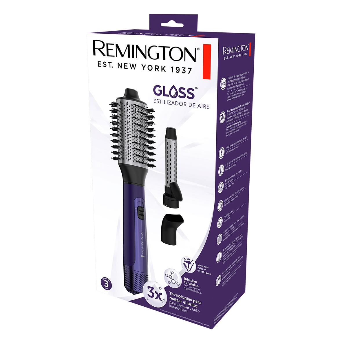 CEPILLO DE AIRE GLOSS REMINGTON AS9350-110F