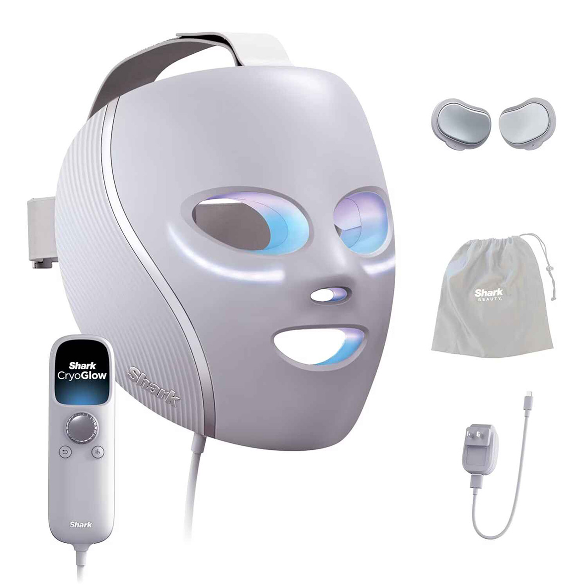 MASCARILLA FACIAL IQLED CRYO GLOW SHARK FW312LAAPL